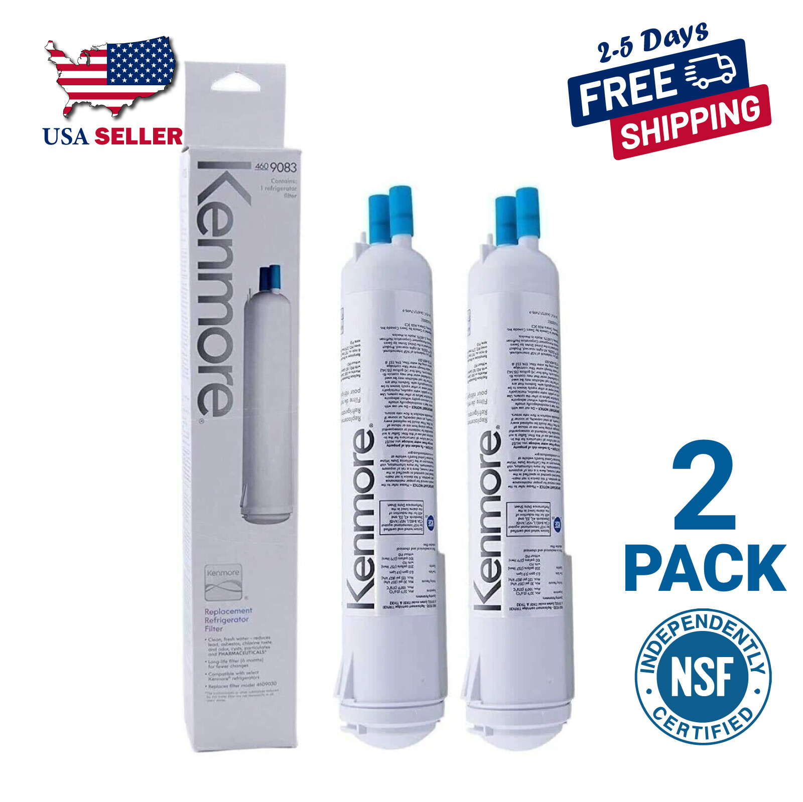 Kenmore 9083 469083 9020 Replacement Refrigerator Cartridge Water Filter