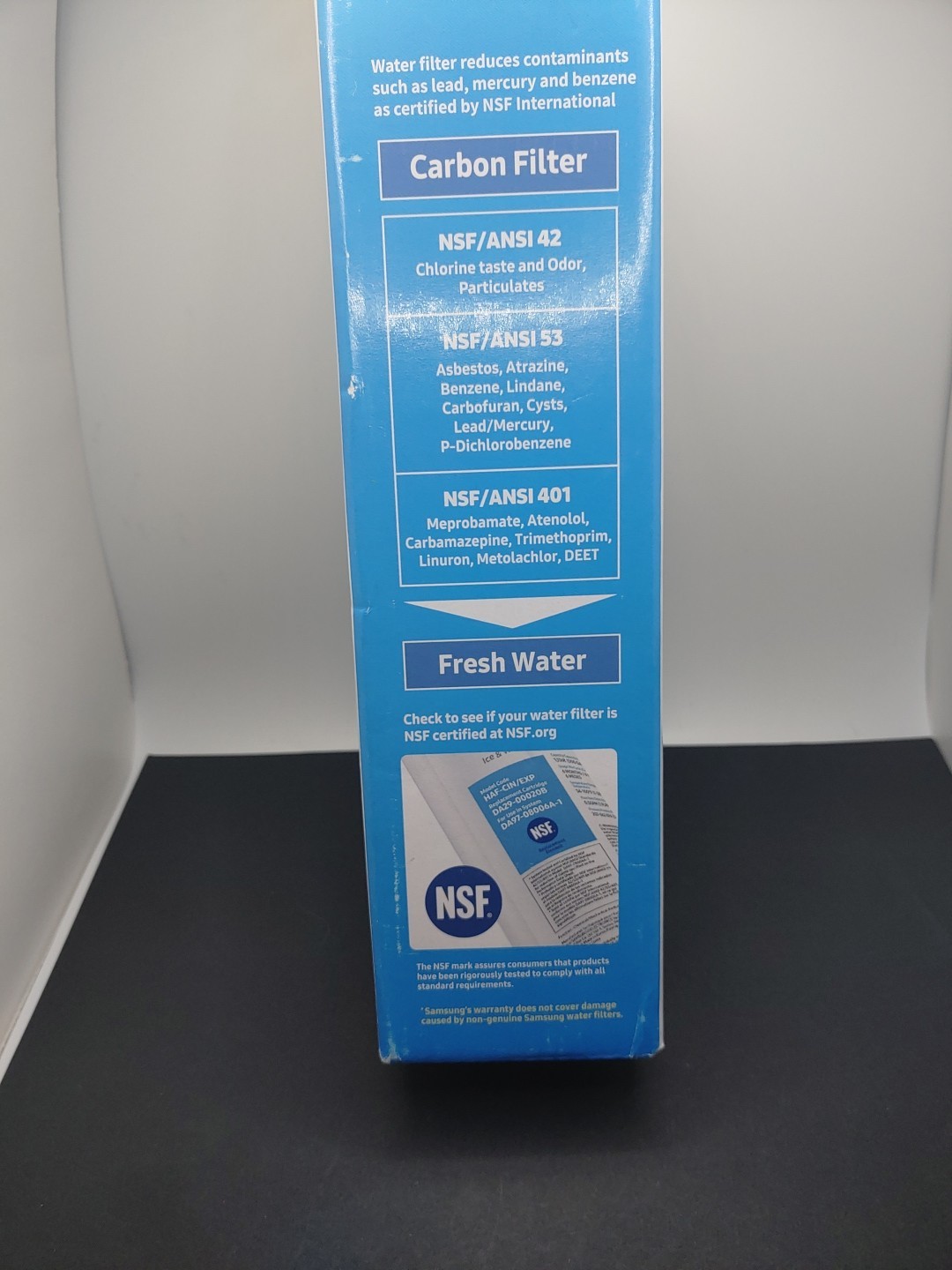 Samsung DA29-00020B HAF-CIN/EXP Refrigerator Ice Water Filter Da97-08006A-1
