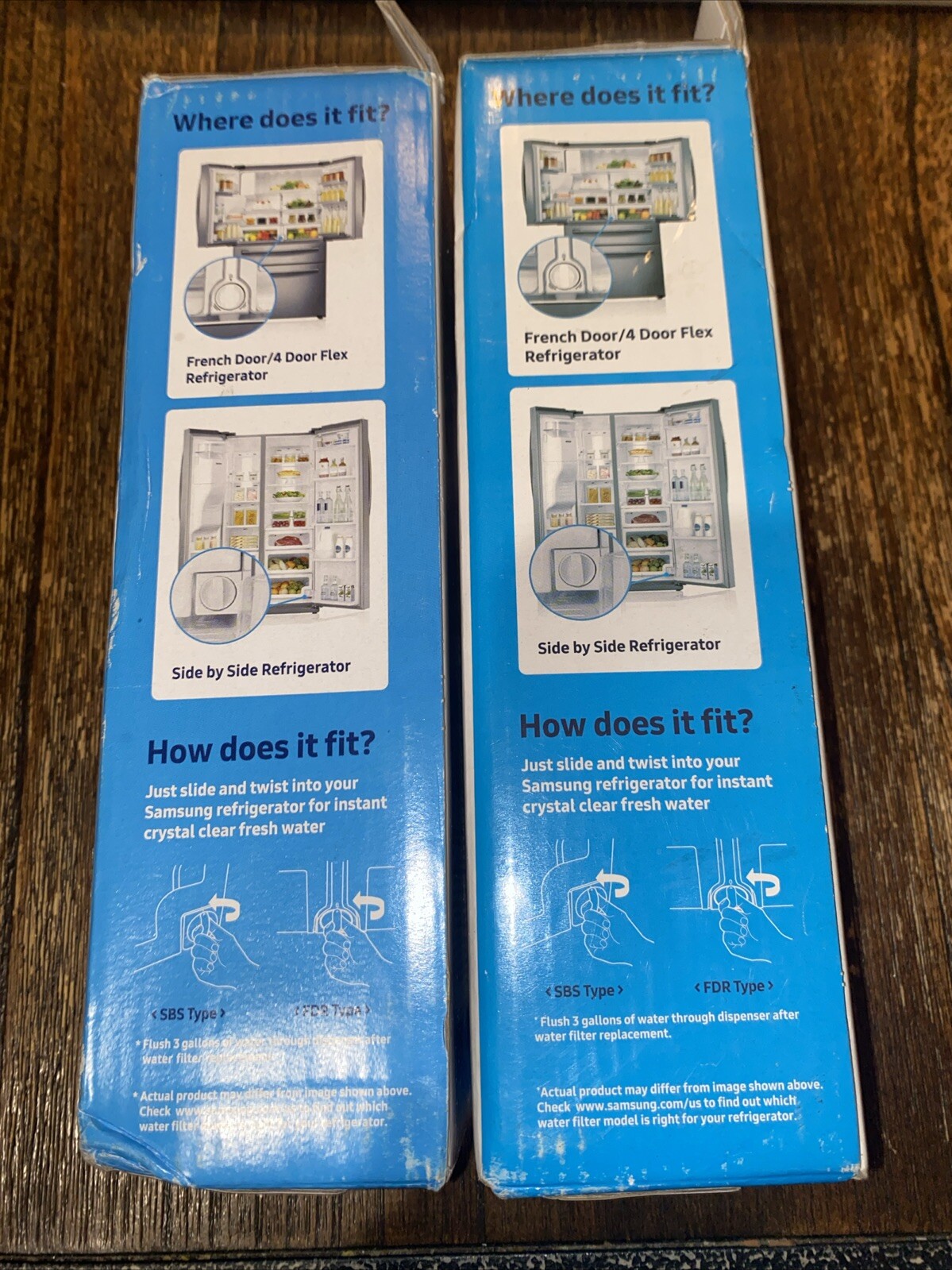 2 PACK Genuine Samsung DA29-00020B HAF-CIN/EXP Refrigerator Water Filter New