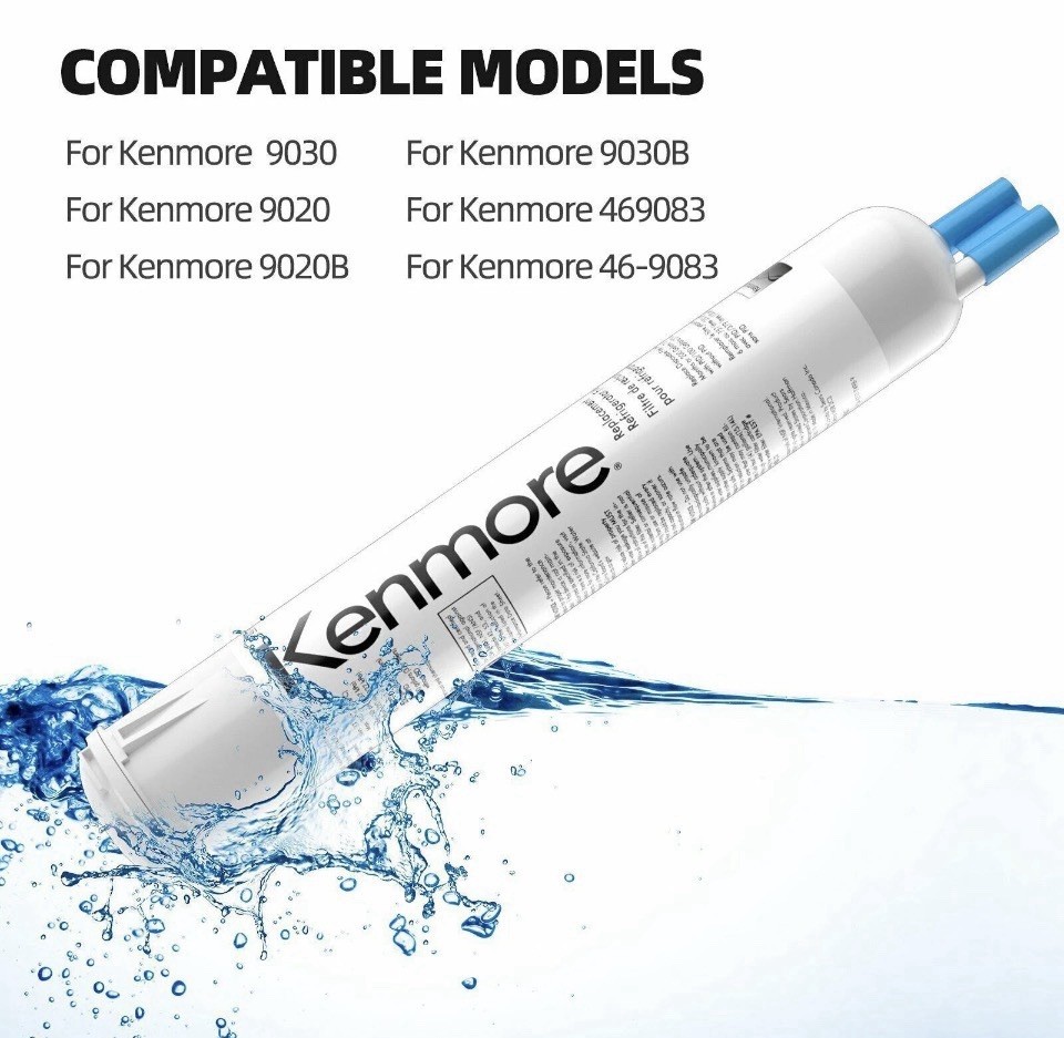 6 Pack Kenmore 9083 469083 9020 Replacement Refrigerator Cartridge Water Filter