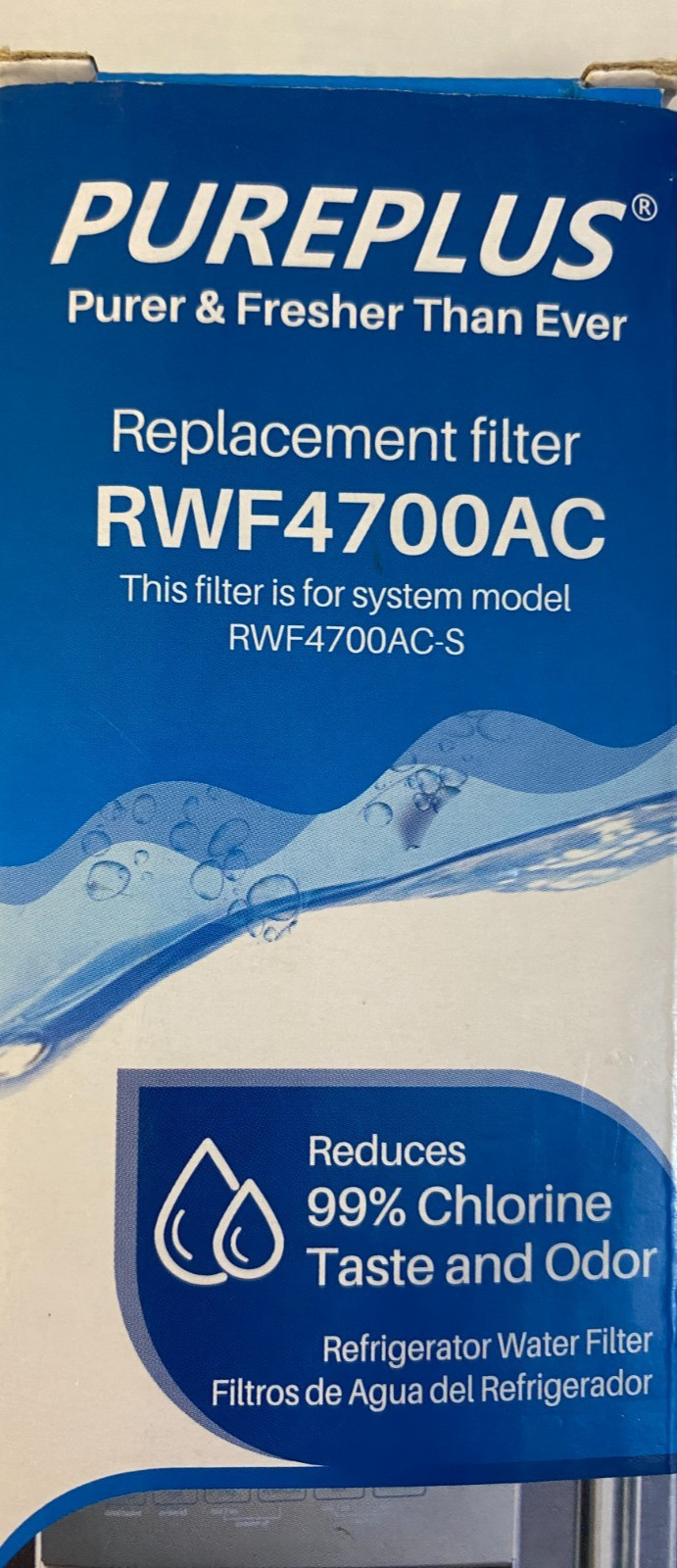 PUREPLUS RWF4700AC Refrigerator Water Filter Replacement for LG Kenmore