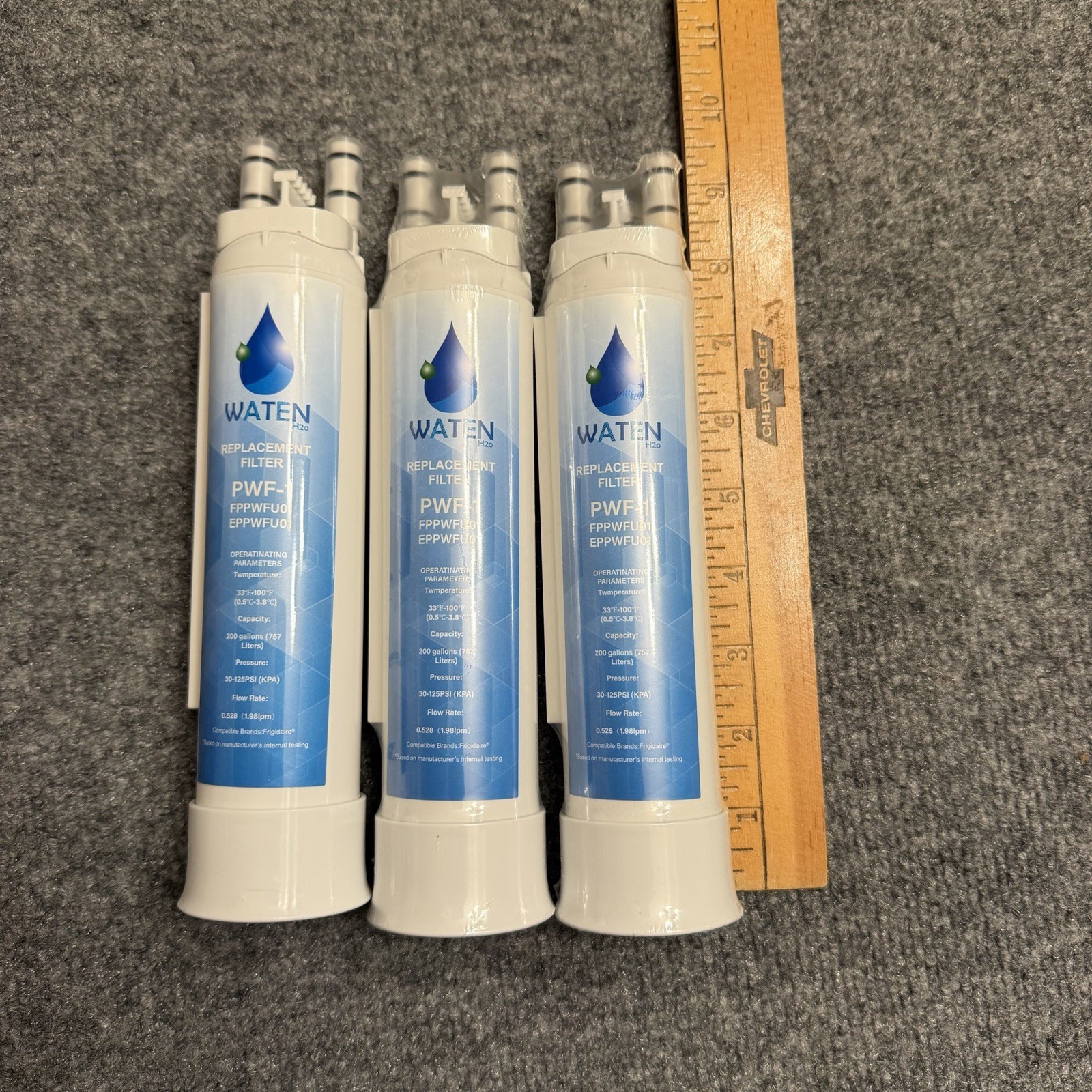 (3) WATEN H20 WATER REPLACEMENT FILTER #4396841*,#43968710,Filter 3,EDR3RXD1*FS!