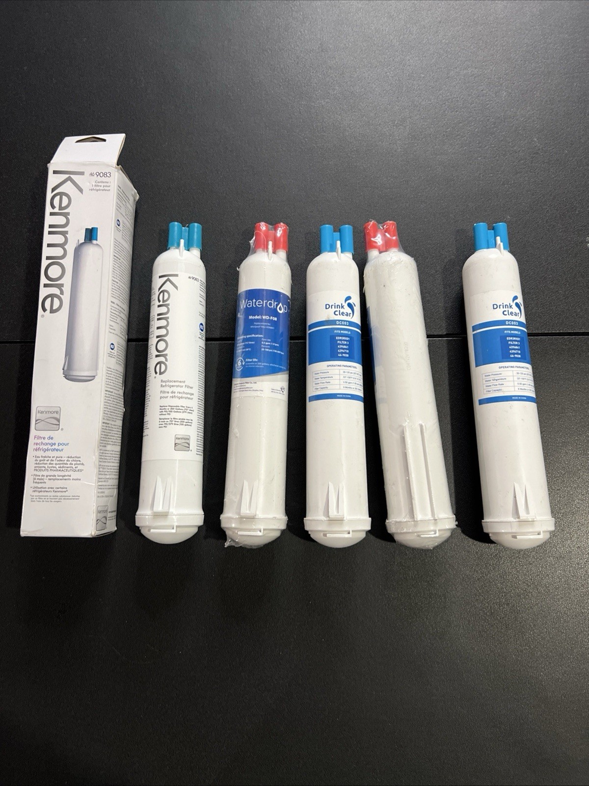 4609083 9083 9020 9030 Replacement Refrigerator Water Filter Fit Kenmore 5 Pack