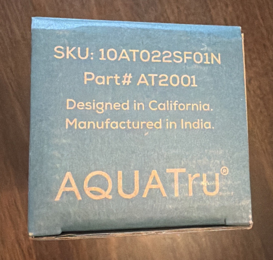 AquaTru Pre/Carbon Stages 1-2 Filter Part #AT2001 (For Classic, Connect, Under)