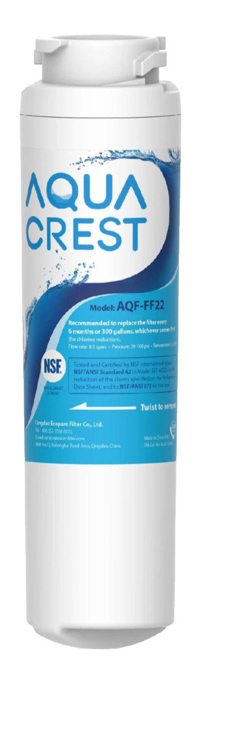 Replaces GE MSWF New AquaCrest AQF-FF22 Water Filter Factory Sealed No Box