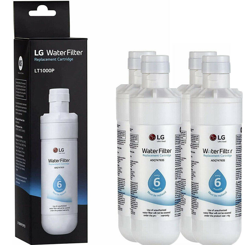 1-6 Pack for LG LT1000P Fridge Refrigerator Water Filter ADQ747935 GF-D706BSL