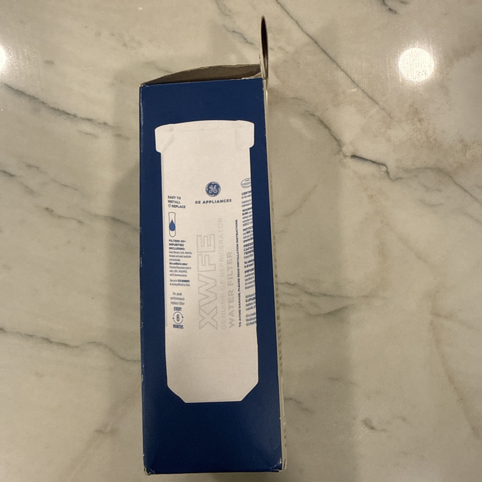 One Filter Compatible with GE XWFE Water Filters – Open Box, Not Sealed
