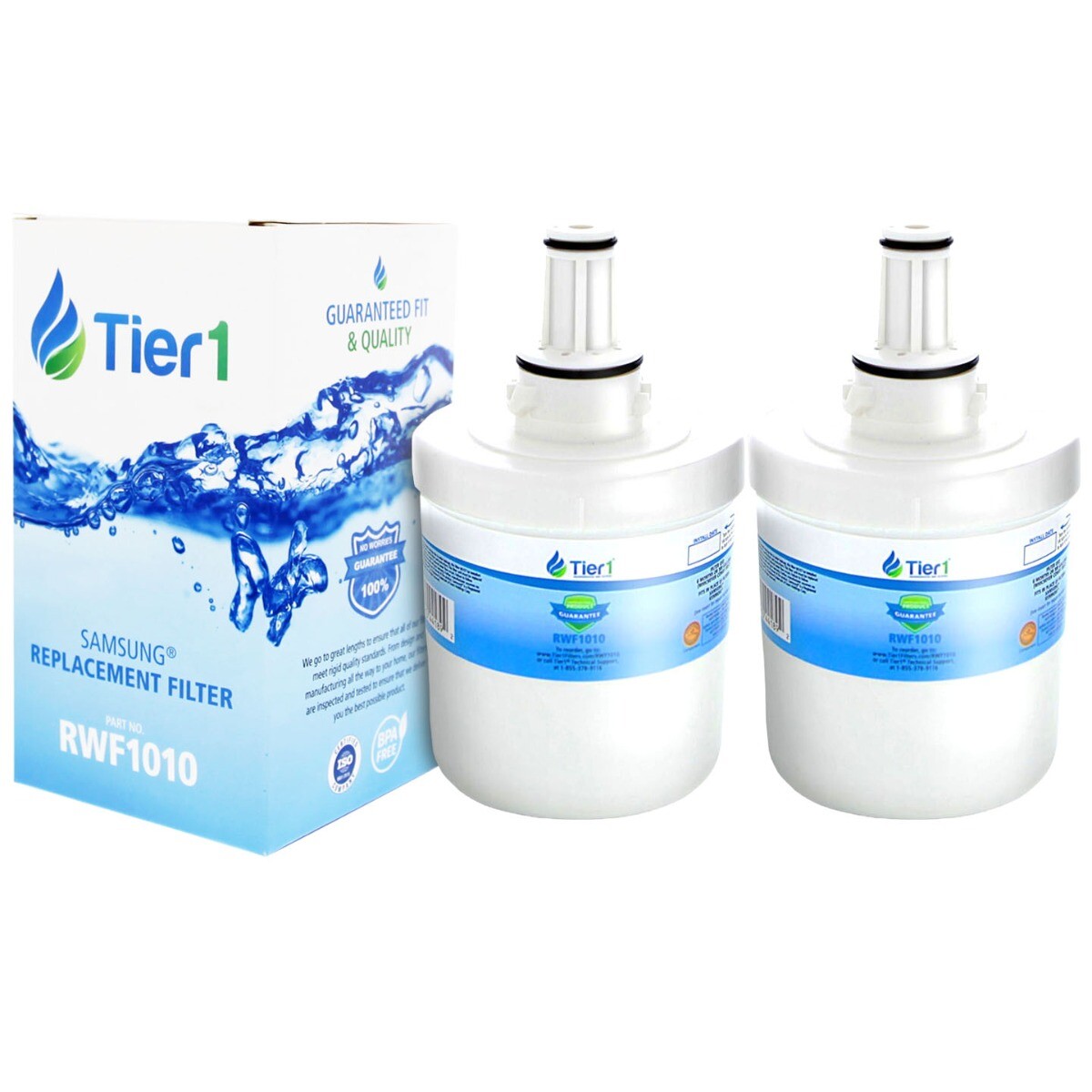 Fits Samsung DA29-00003G HAFCU1 DA29-00003F Comparable Tier1 Water Filter 2 PK