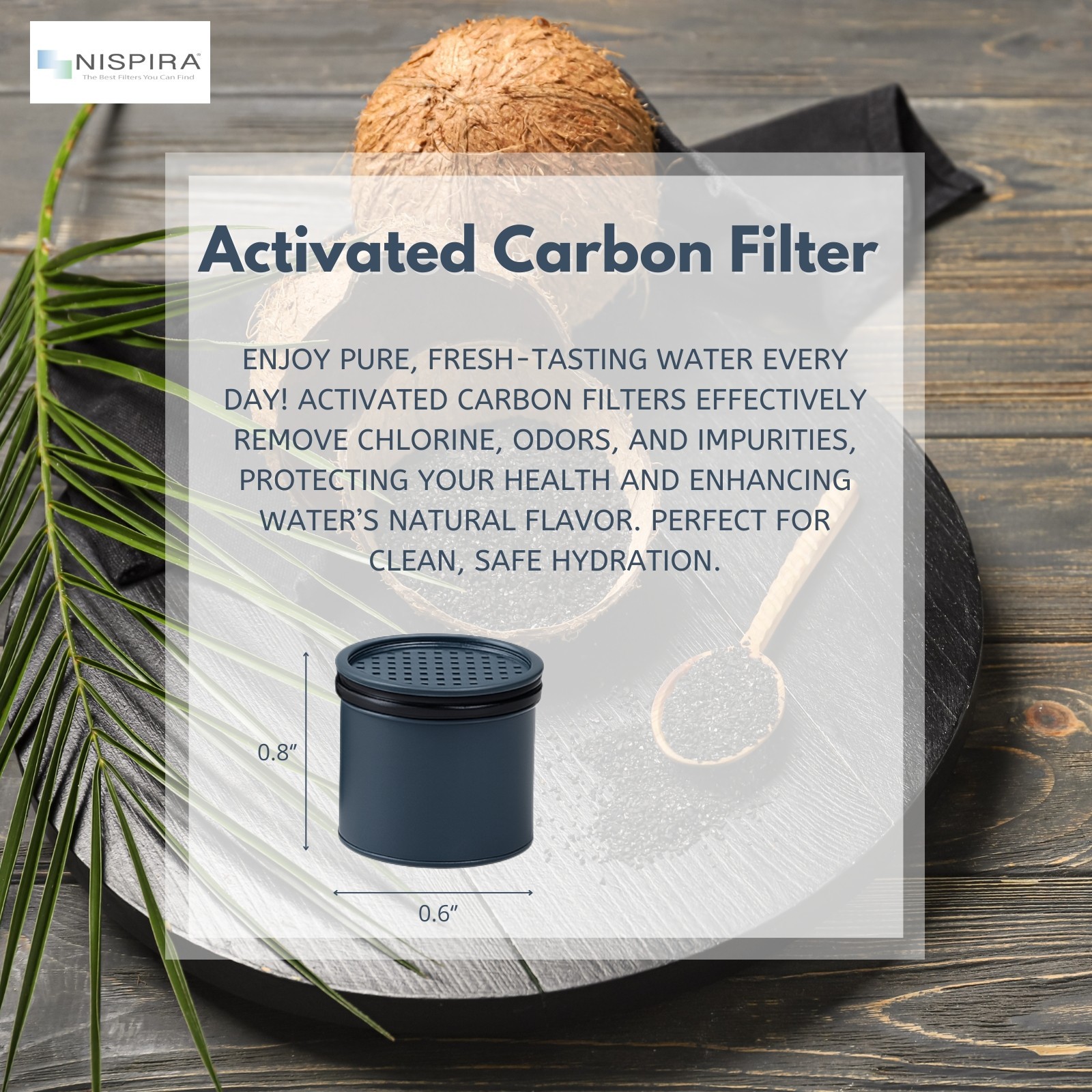 Nispira Filter Replacement for Lifestraw Stell Universal Go2 Play Bottle, 2 Pcs