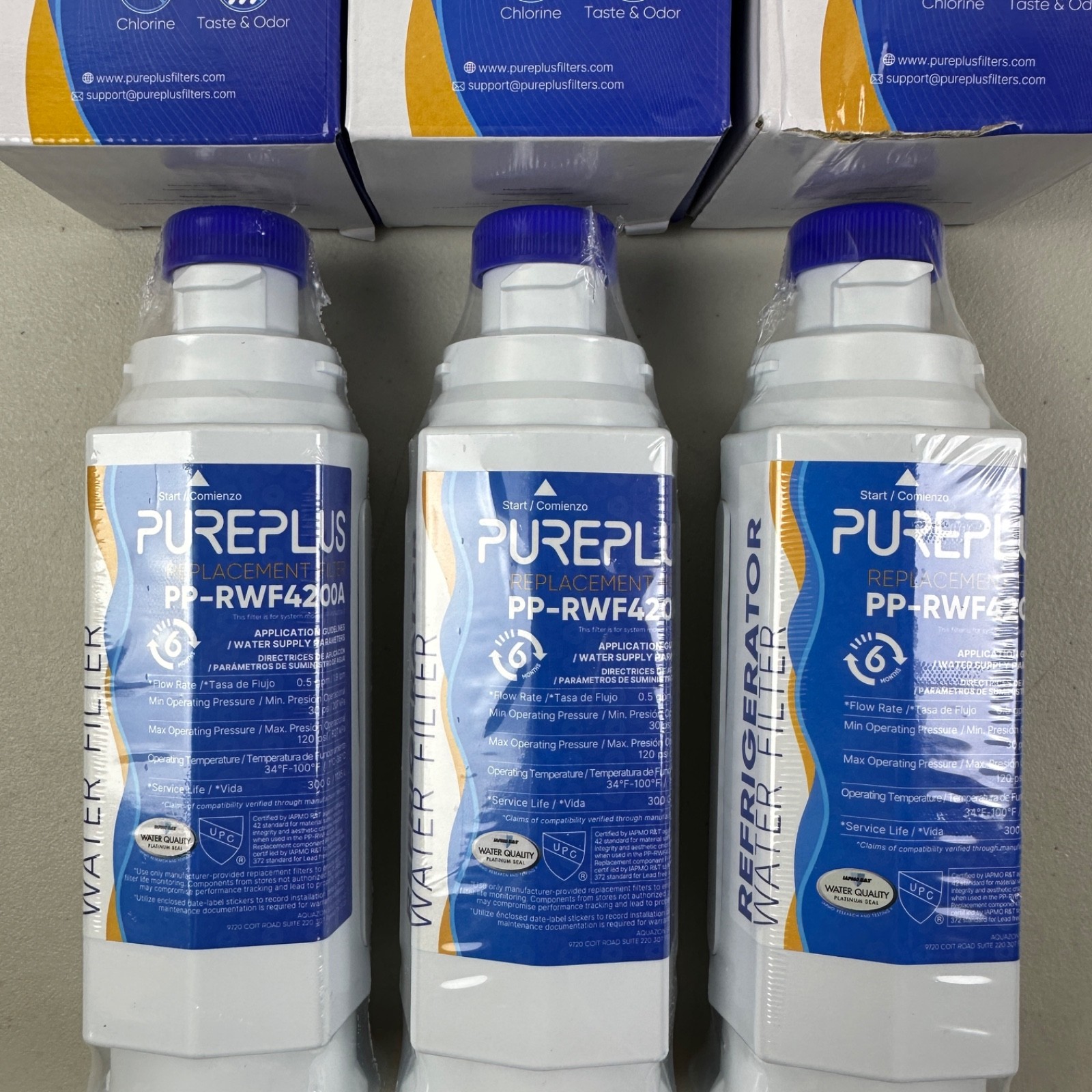 3 PACK PUREPLUS DA97-17376B Replacement for Samsung HAF-QIN DA97-08006C RWF4200A