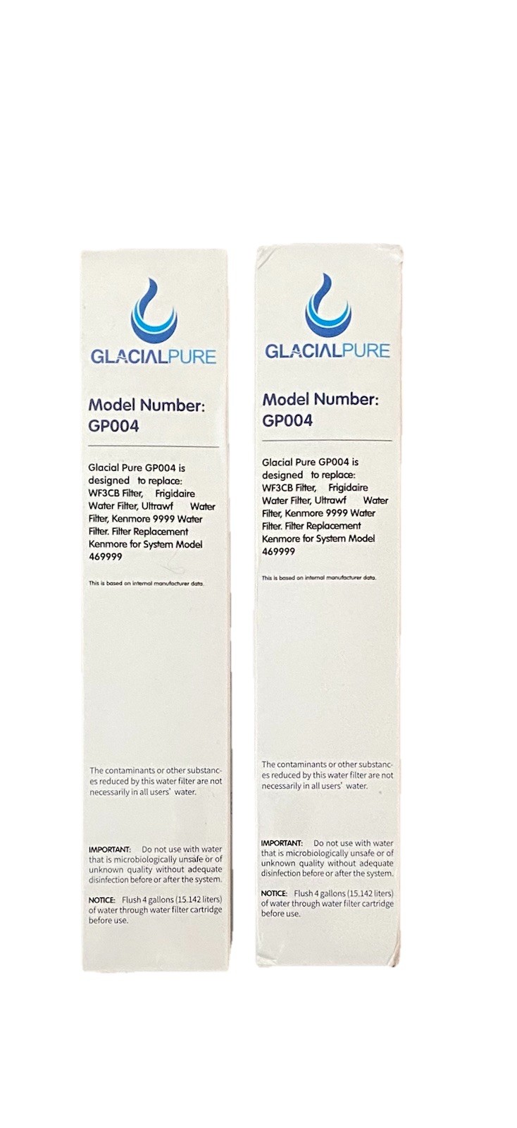 Lot Of 2 GlacialPure GP004 Water Filter For Frigidaire ULTRAWF Kenmore 9999