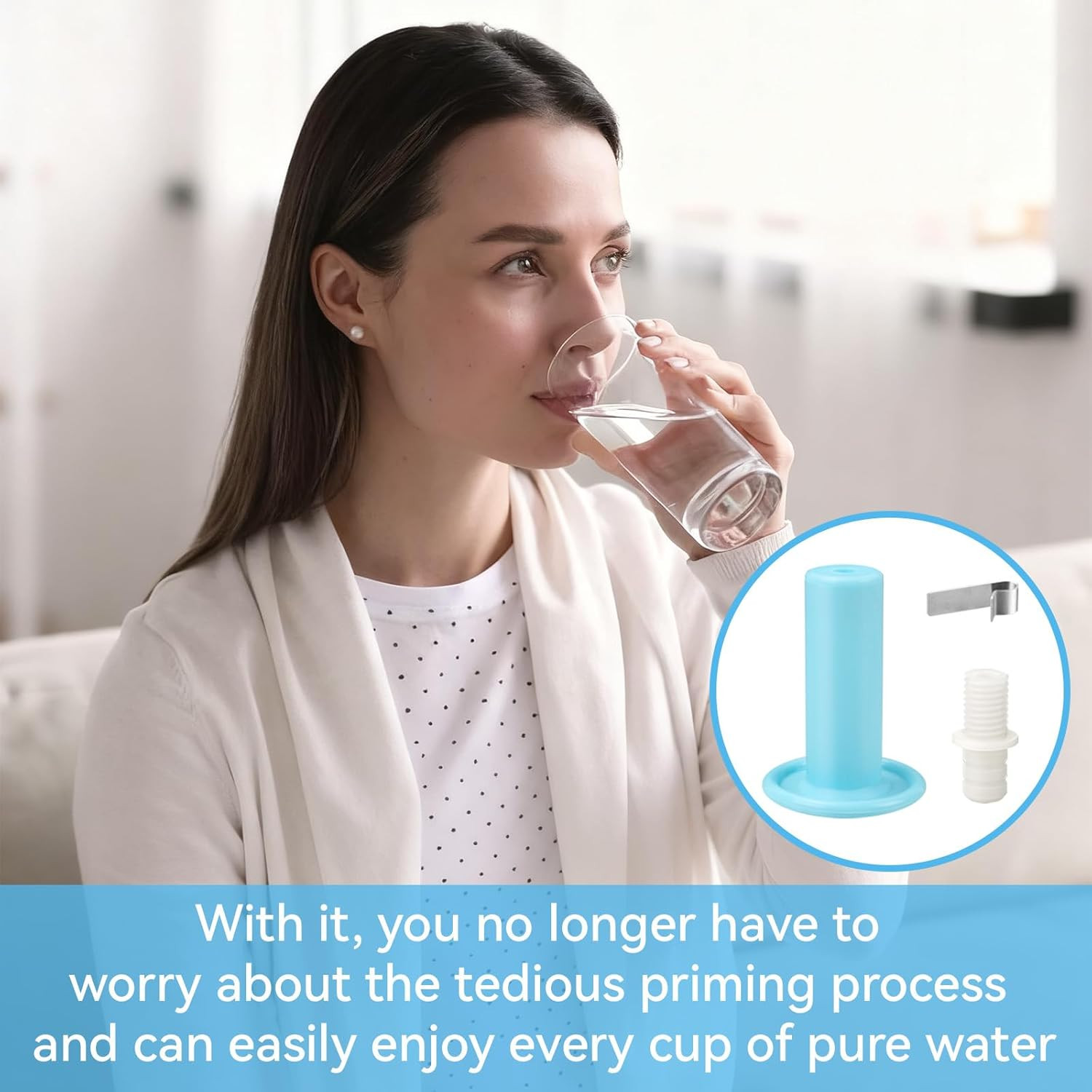 Filter Priming Kit Replacement for Use with Berkey Gravity-Fed Water Filtration