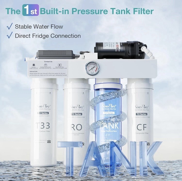 SimPure T2-600T RO Water Filtration System