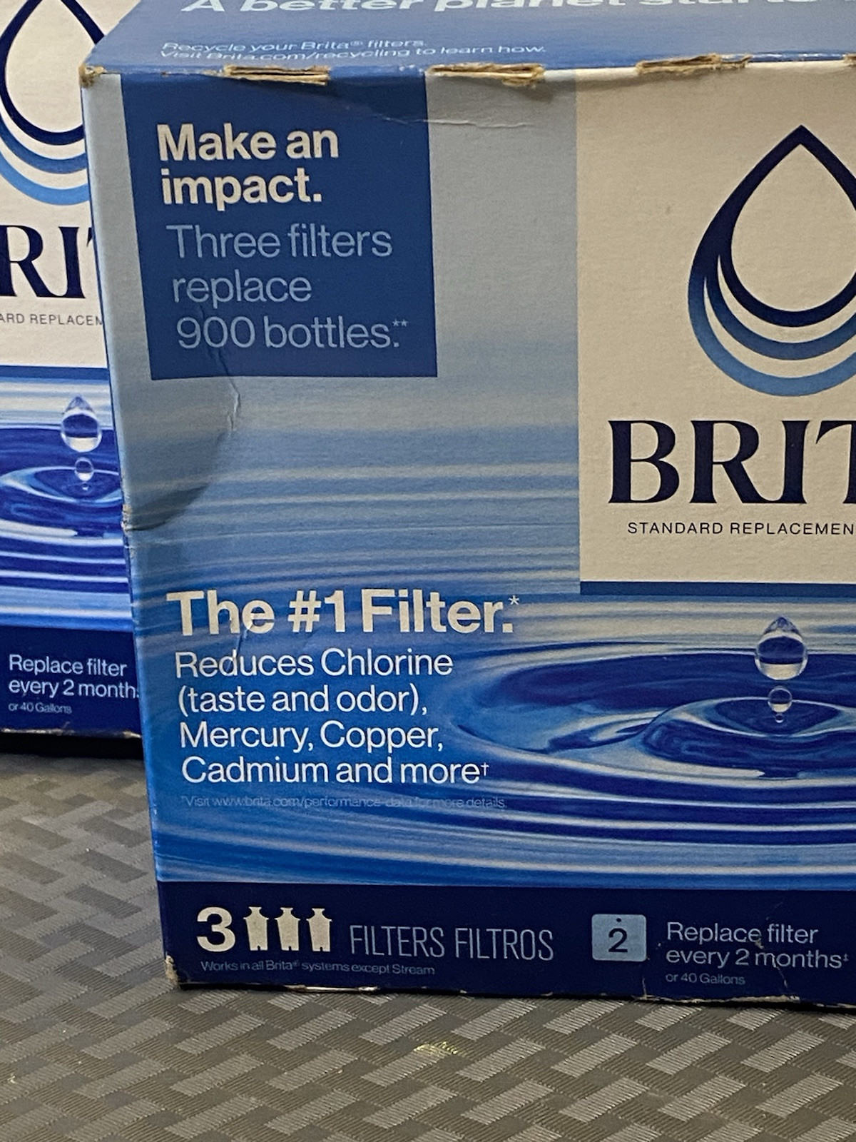 TWO 3 PACKS BRITA FILTERS, MADE IN CANADA
