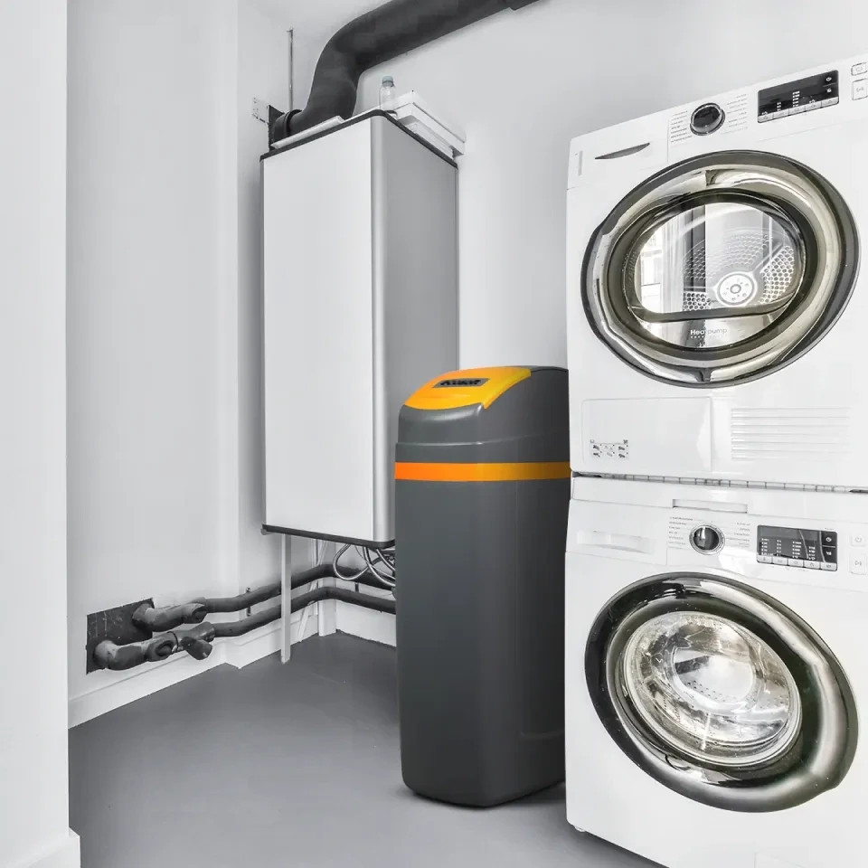 Ecosoft Titanium Gold 250 well water softener with EcomixC