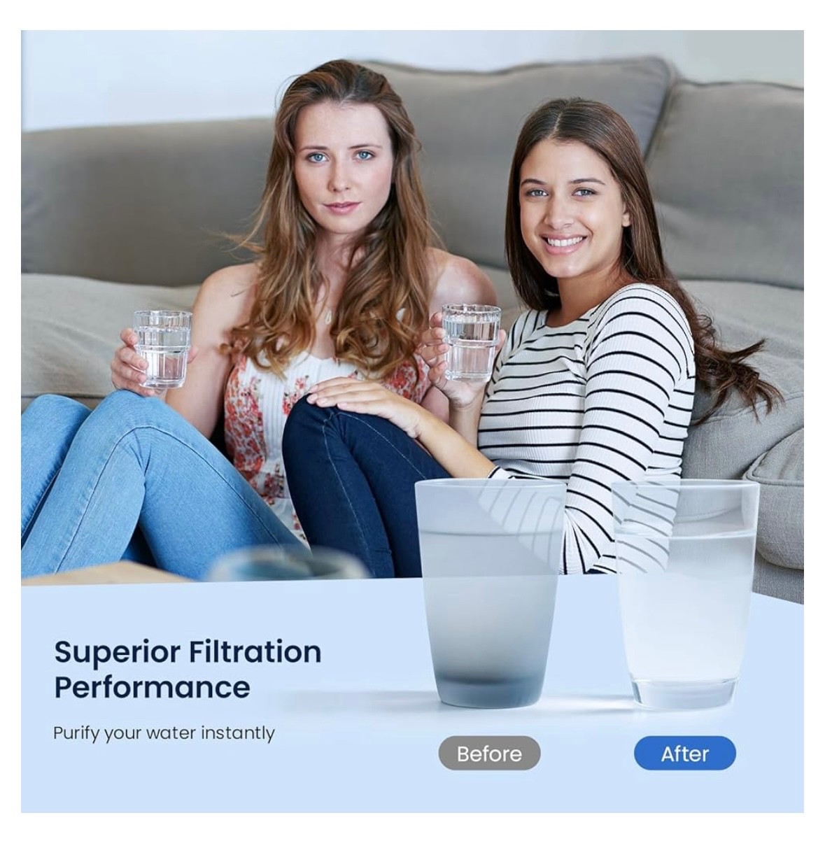 3 PACK GLACIER FRESH DA29-00020B Refrigerator Water Filter Compatible Samsung
