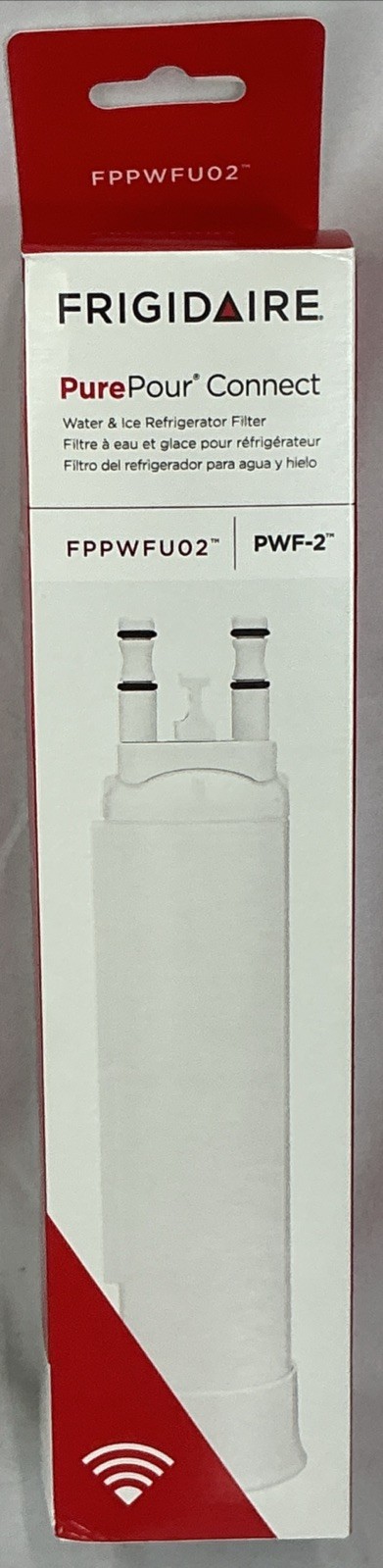 Frigidaire PurePour Connect PWF-2 Water Filter Reduces Contaminants 99% FPPWFU02