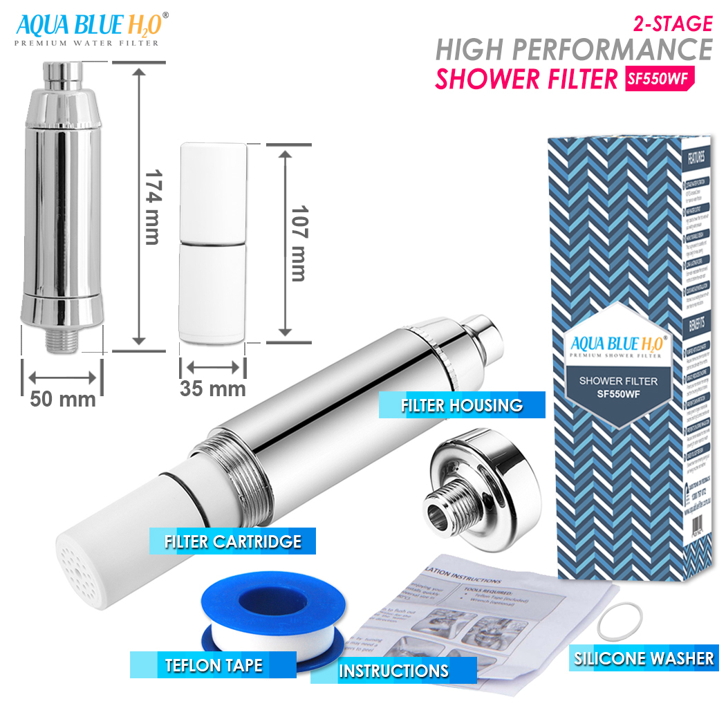 High Quality Shower Filter Super Filtration-Remove 98% Chlorine, Easy Install