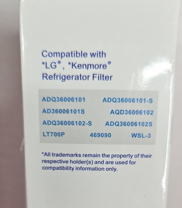 Golden Icepure M# RWF1200A Refrigerator Replacement Water Filter LG Kenmore New