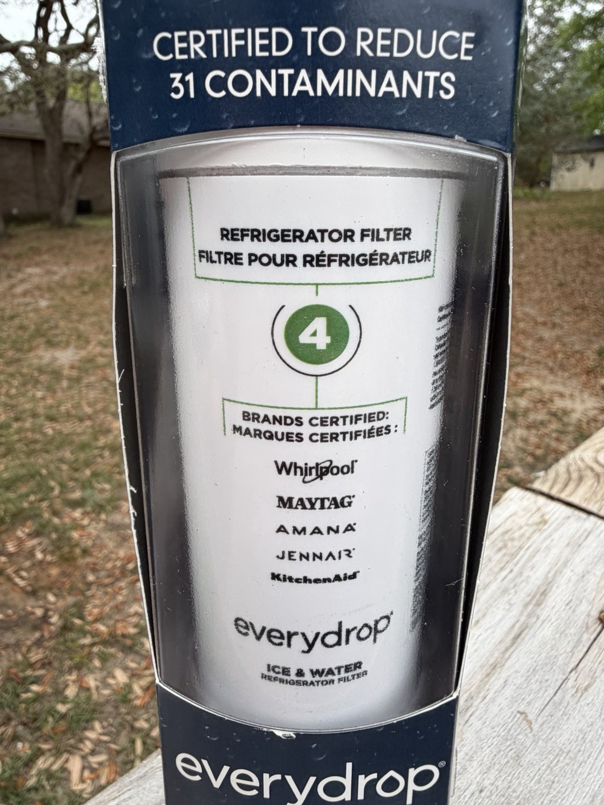 EveryDrop Water Filter 4 – EDR4RXD1 Ice and Water Refrigerator NEW Reduces Lead