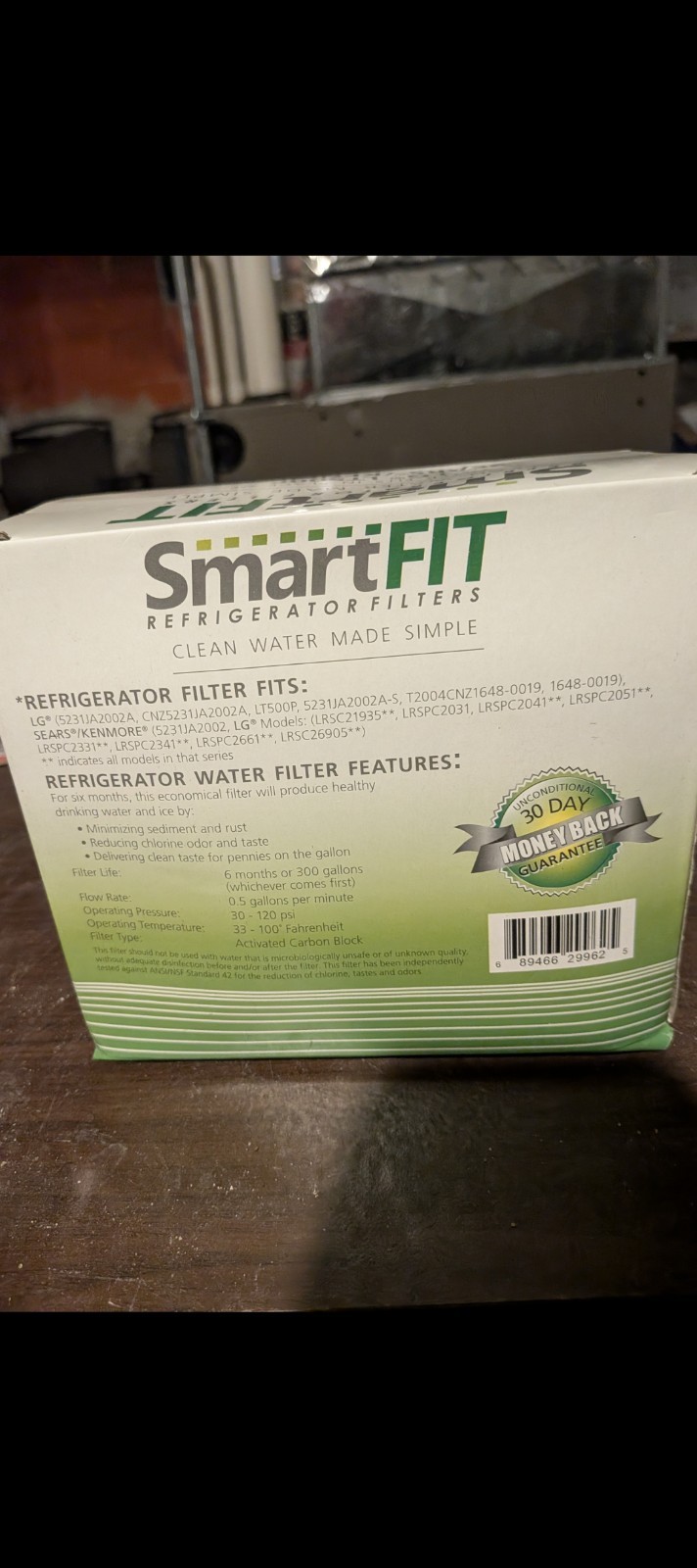 Smart fit Refrigerator Filter Compatible Kitchen Whirlpool 2 Pack USA Seller