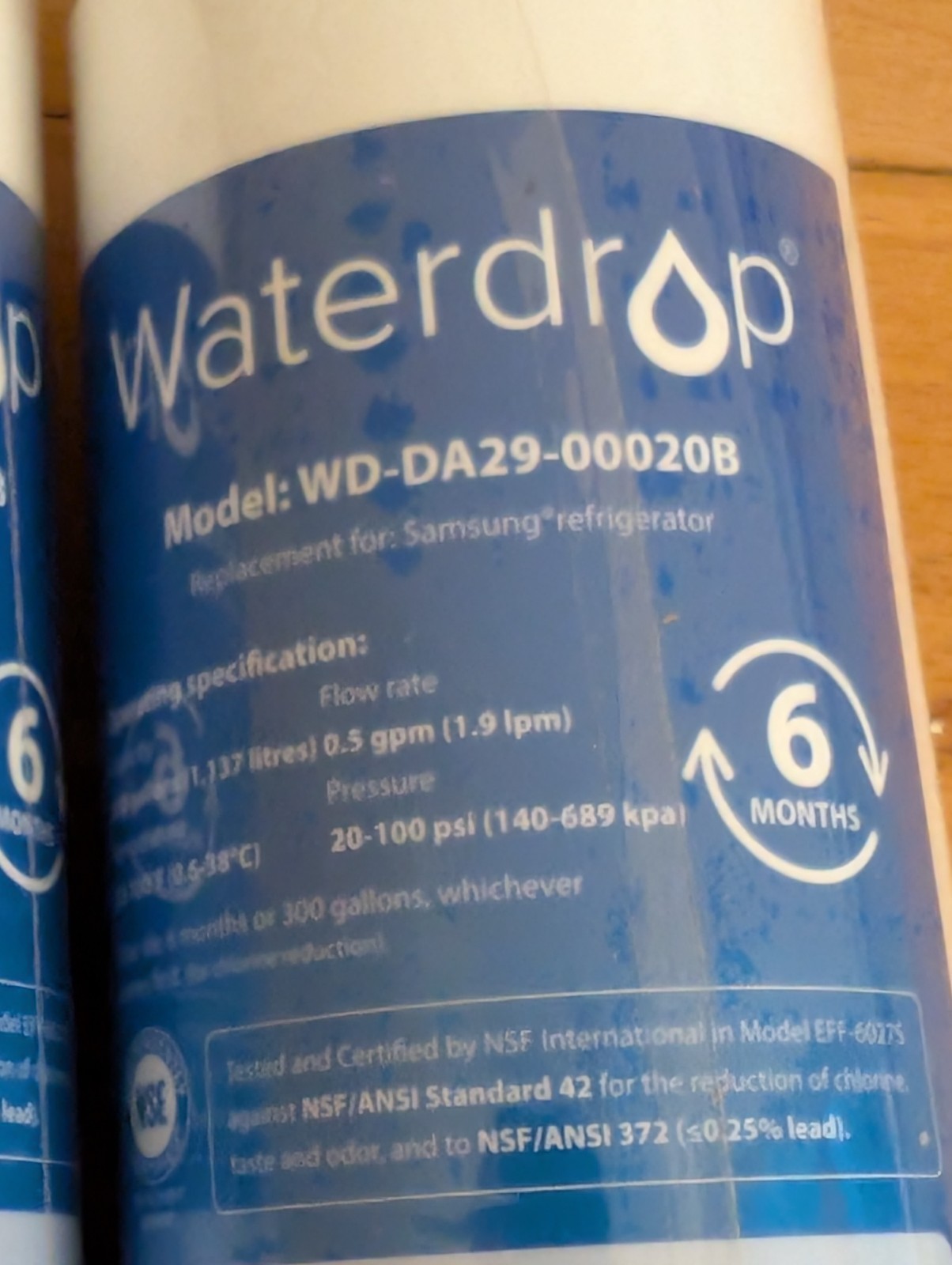 Waterdrop DA29-00020B (Replacement for Samsung HAF-CIN) QTY 5