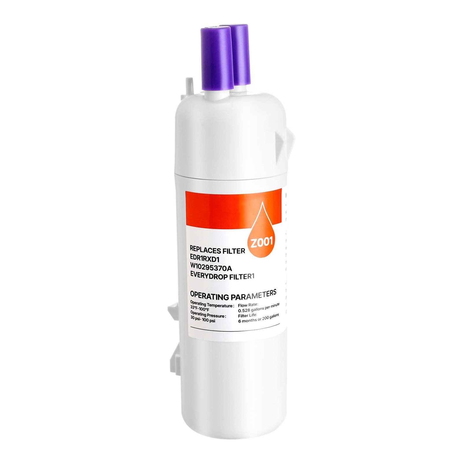 NSF Certified Refrigerator Water Filter, 200 Gal