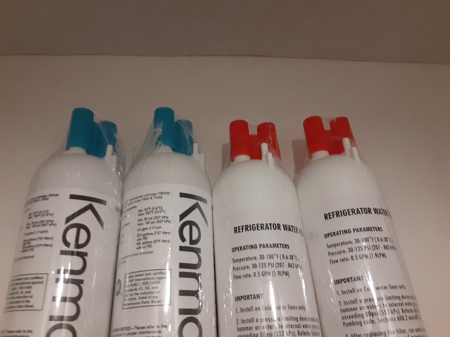 Kenmore & Unbranded Replacement refrigerator Water Filters 4609083 Lot of 4(2…