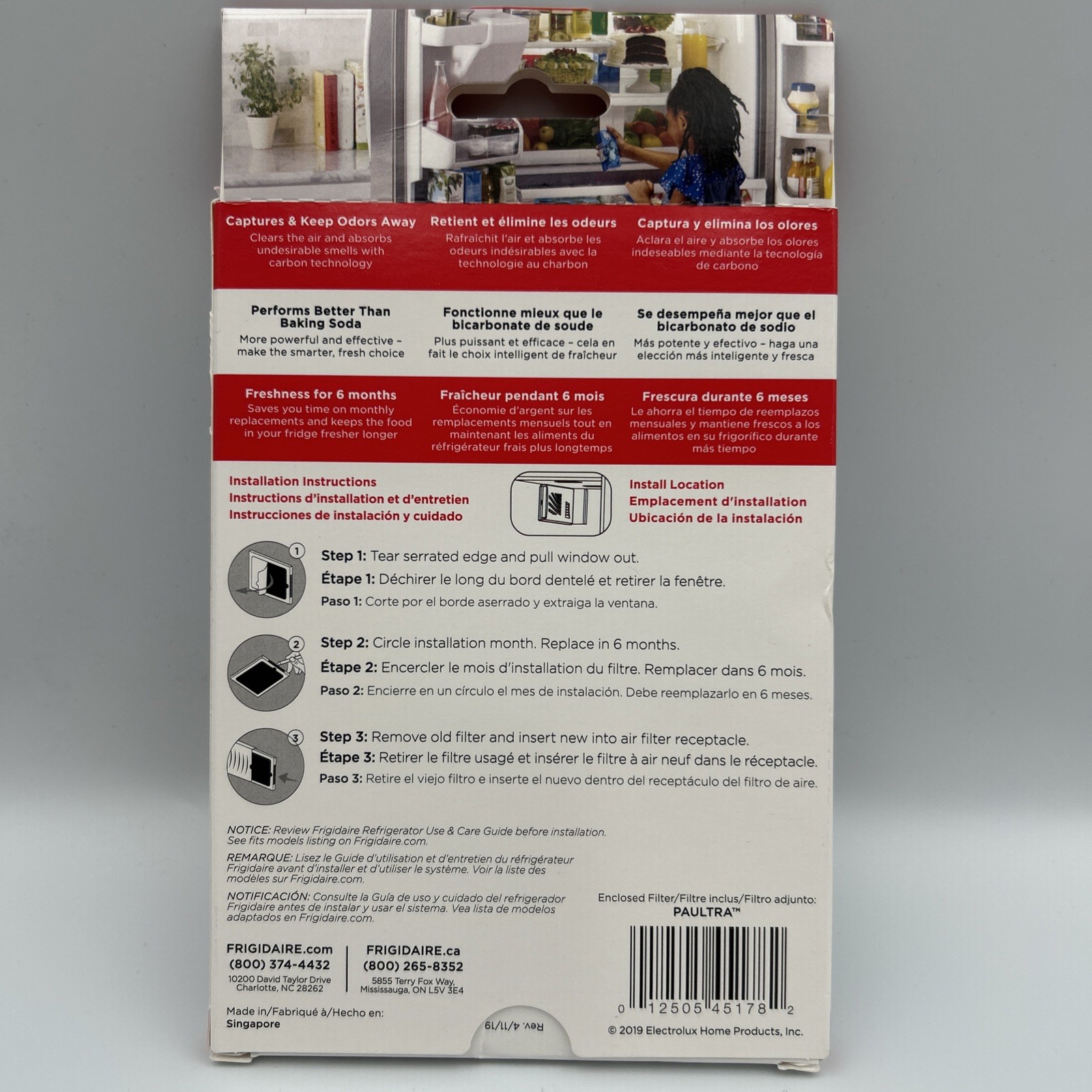 Frigidaire Water and Air Filter Combo Pack (ULTRAWF & PAULTRA2)
