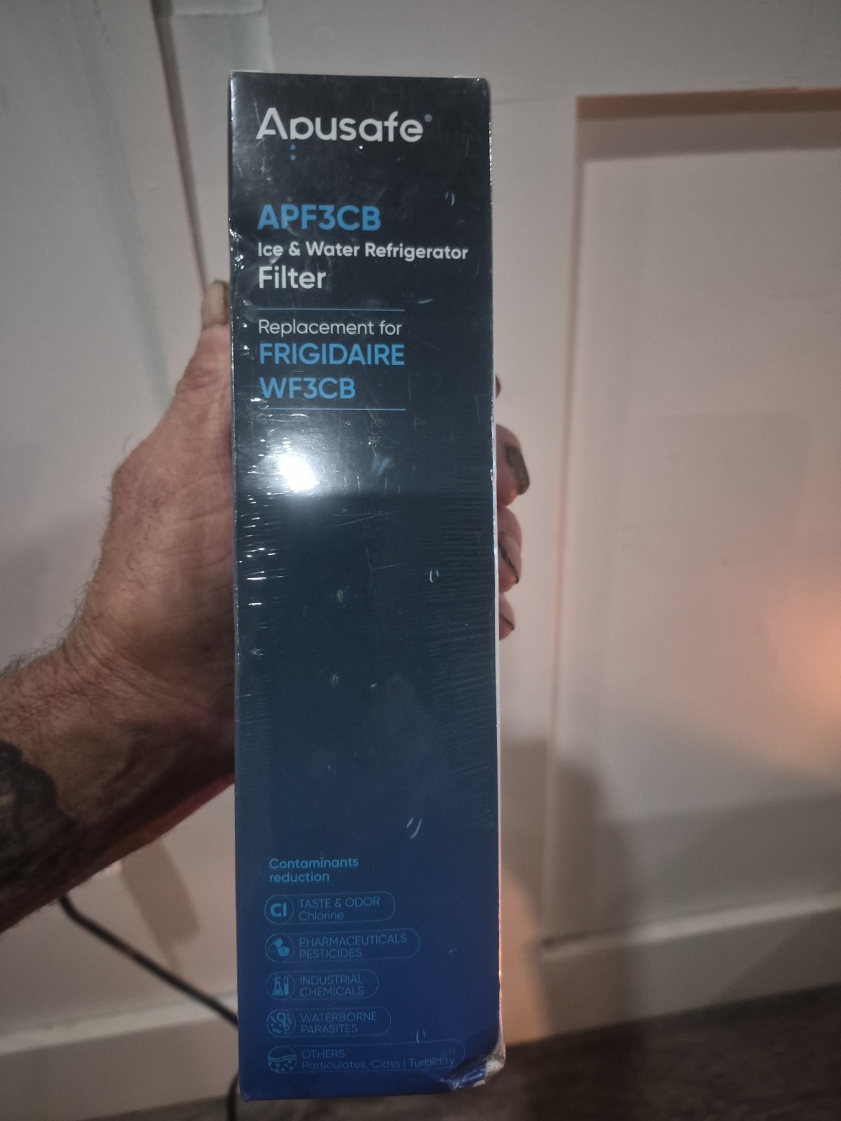 Apusafe apf3cb ice and water filter Replacement for Frigidaire Wf3cb