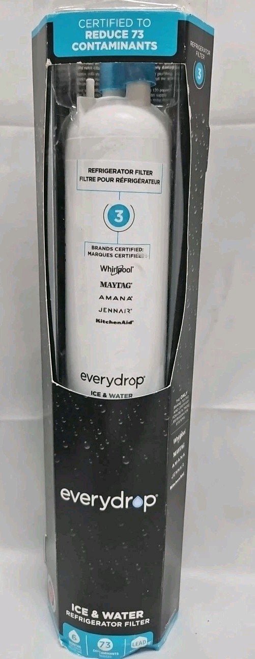 Εvery Drop Refrigerator Ice & Water Filter ΕDR3RXD1 Everydrop New In Box