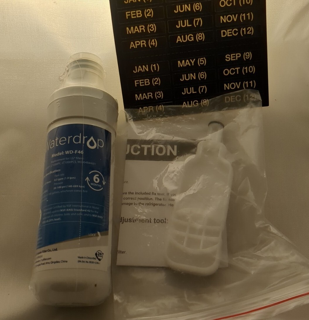 LG Water replacement Filter Wd-f46
