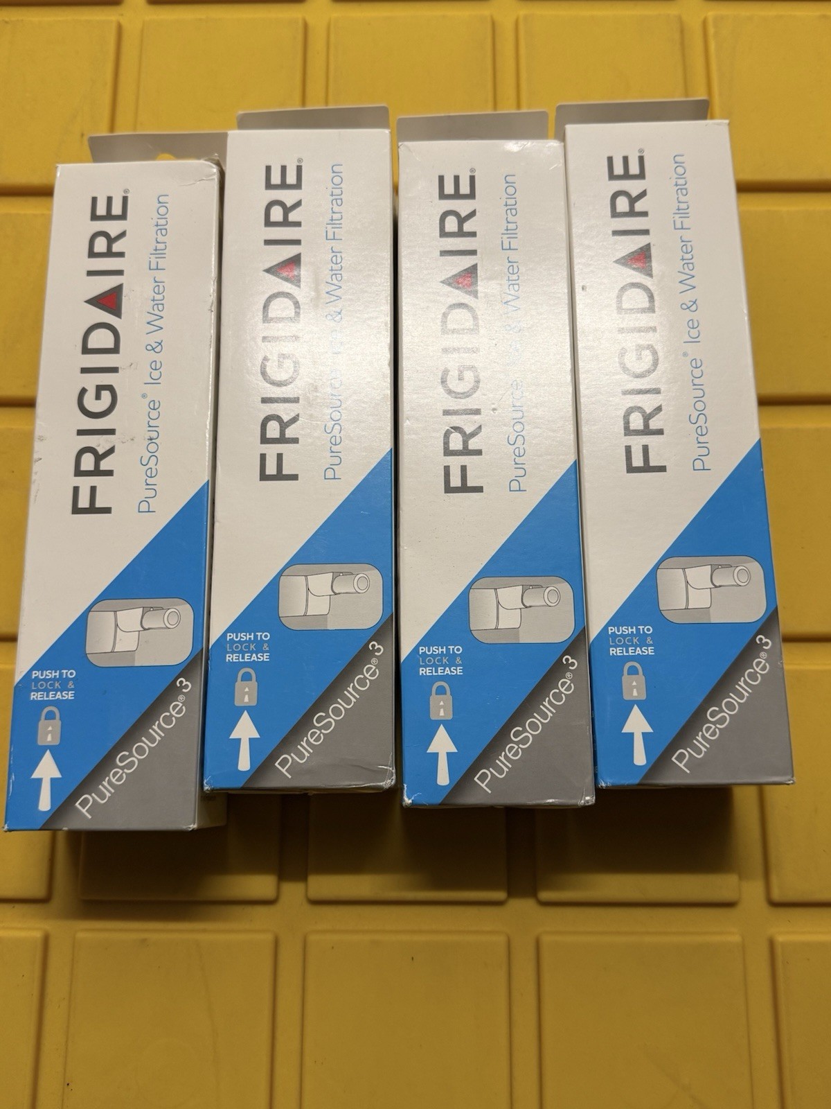 NEW 4 LOT Genuine OEM Frigidaire WF3CB PureSource 3 Refrigerator Water Filter