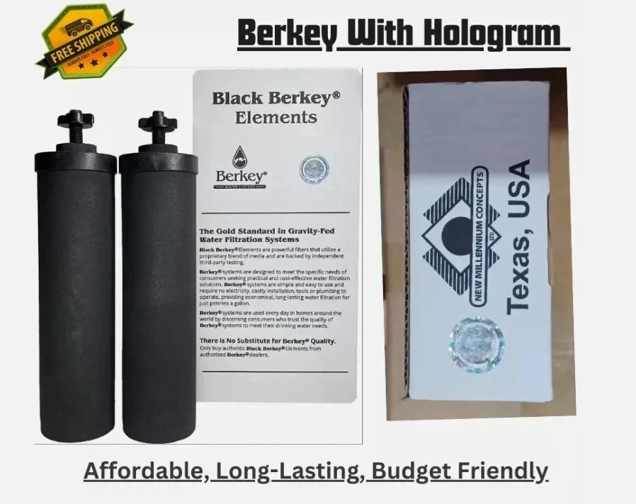 Berkey Authentic Black BB9-2 Water replacement Filters for Berkey Water System
