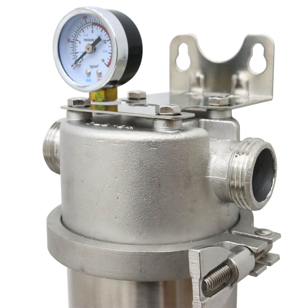 1 Inlet 10in 304 Stainless Steel Front Filter w/ 40μm Filter Screen 8000L/h
