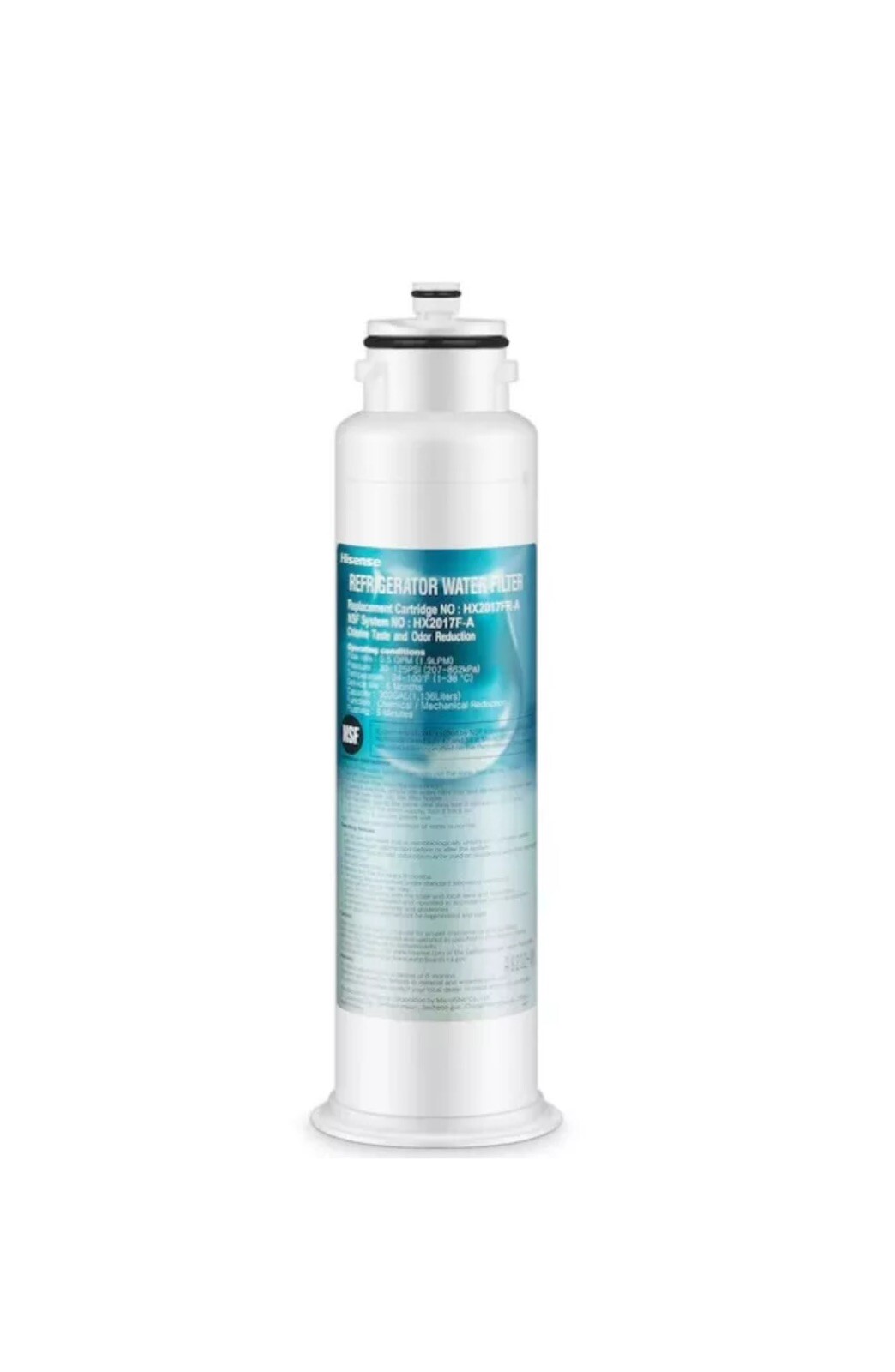 Hisense 6-Month Twist-in Refrigerator Water Filter HX2017FR-A NEW IN BOX!!!