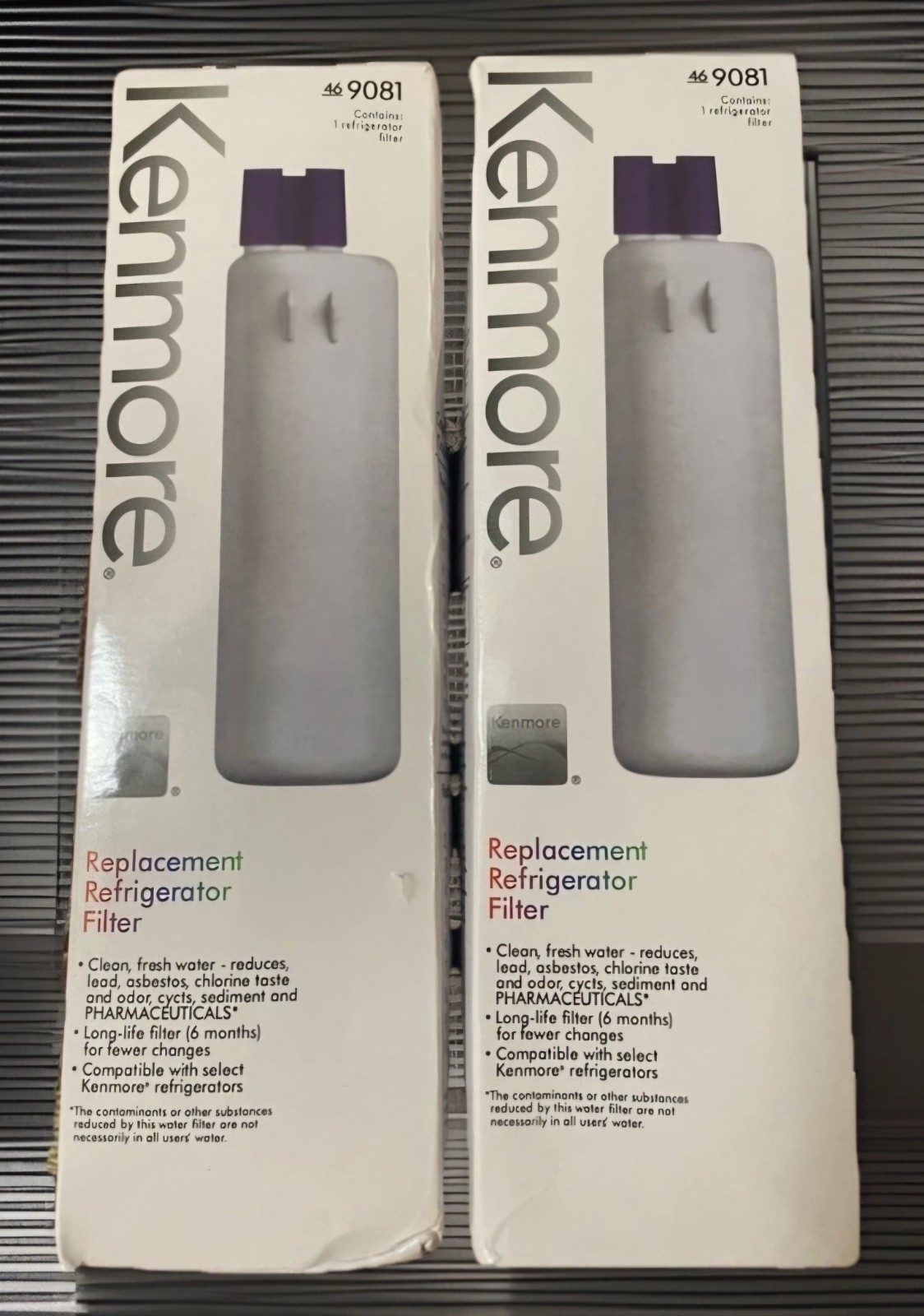 Lot of 2 Kenmore 9081 Replacement Refrigerator Water Filters NEW