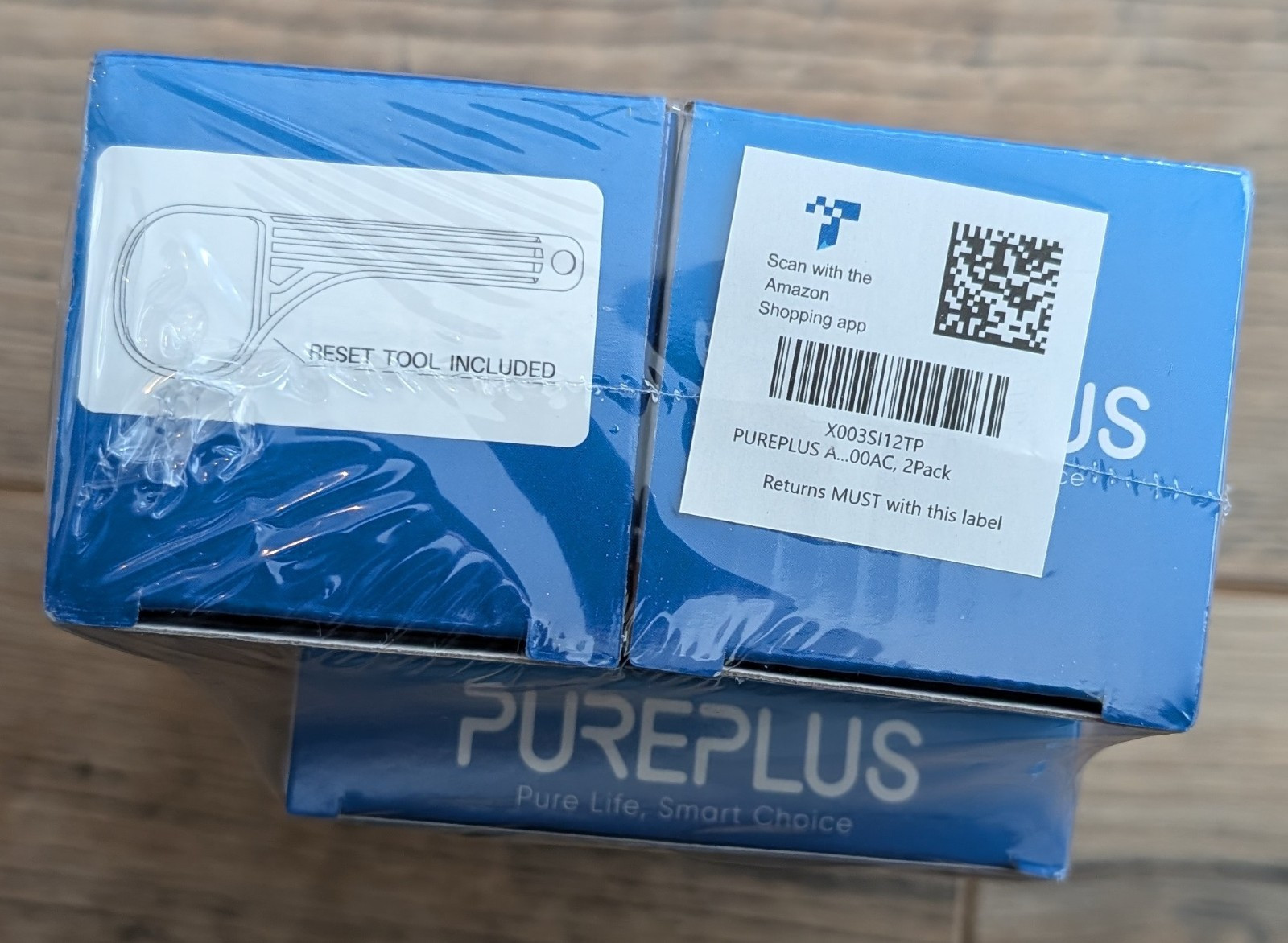 PUREPLUS RWF4700AC Replacement Refrigerator Water Filters x 2 Plus AF004 Filter