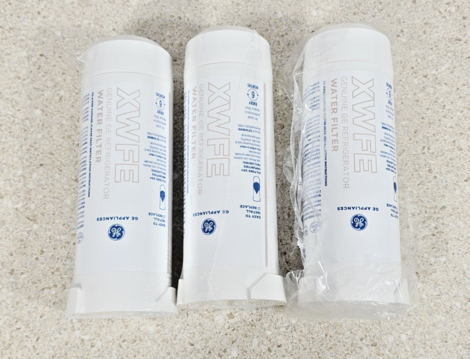 Lot Of 3 OEM GE XWFE Refrigerator Water Filter **NO RFID Chip** 2 Factory Sealed