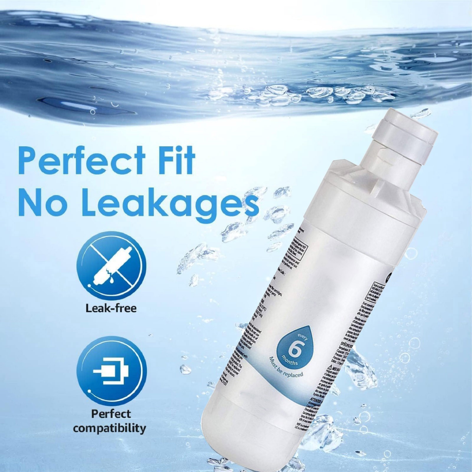Water Filter Replacement LT1000PC For LG WS646A MB-LT1000P Refrigerator Model