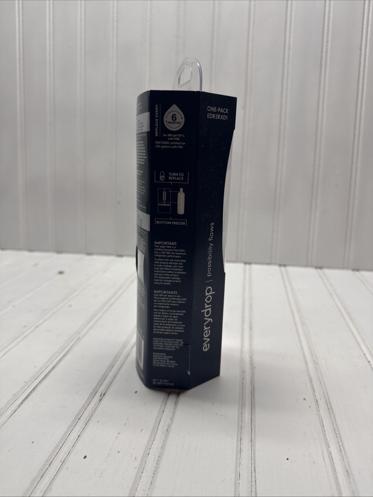 EveryDrop 2 Ice And Water Refrigerator Water Filter ΕDR2RXD1*