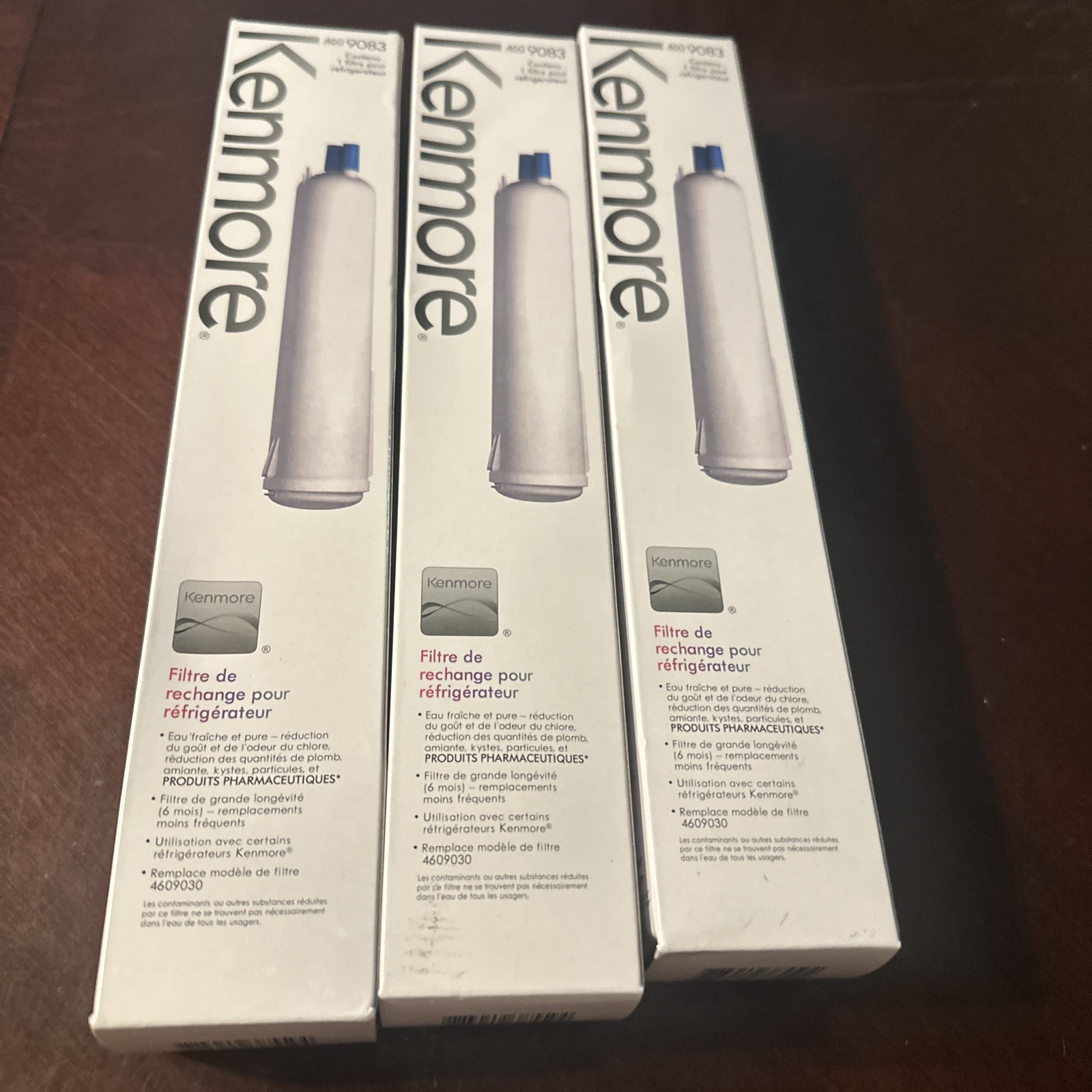 3Packs Kenmore 9083 469083 9020 Replacement Refrigerator Cartridge Water Filter