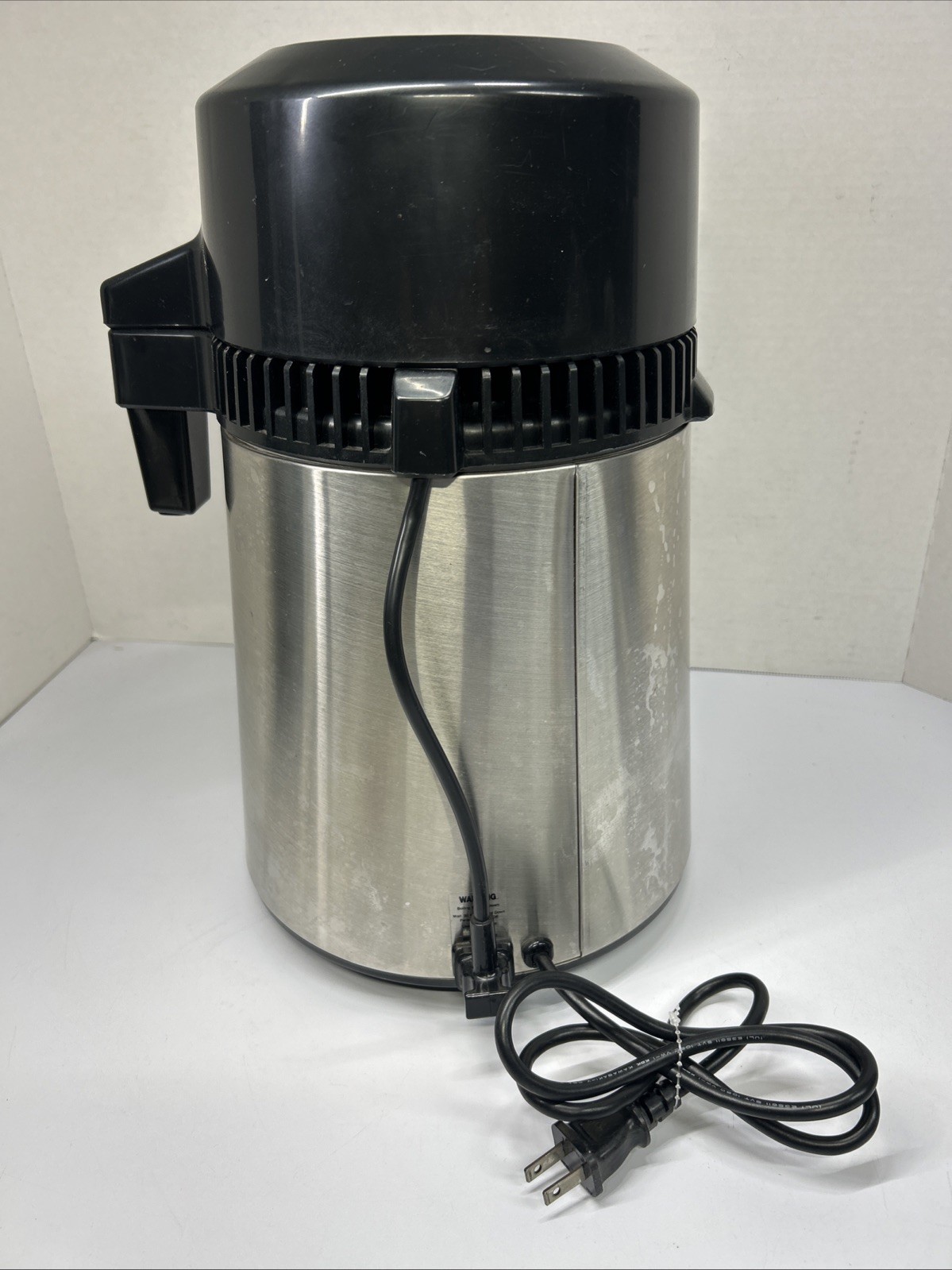 WaterWise 5000 Water Distiller Purifier stainless Base Unit No Carafe Tested