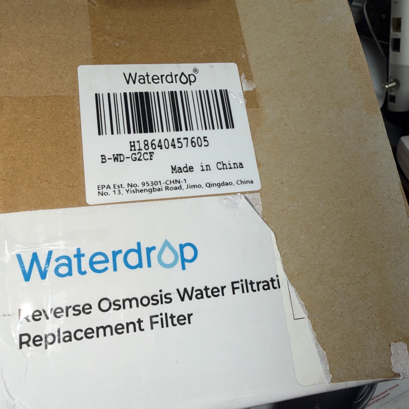 Waterdrop WD-G2CF Filter, Replacement for WD-G2-W WD-G2-B WD-G2P600-W