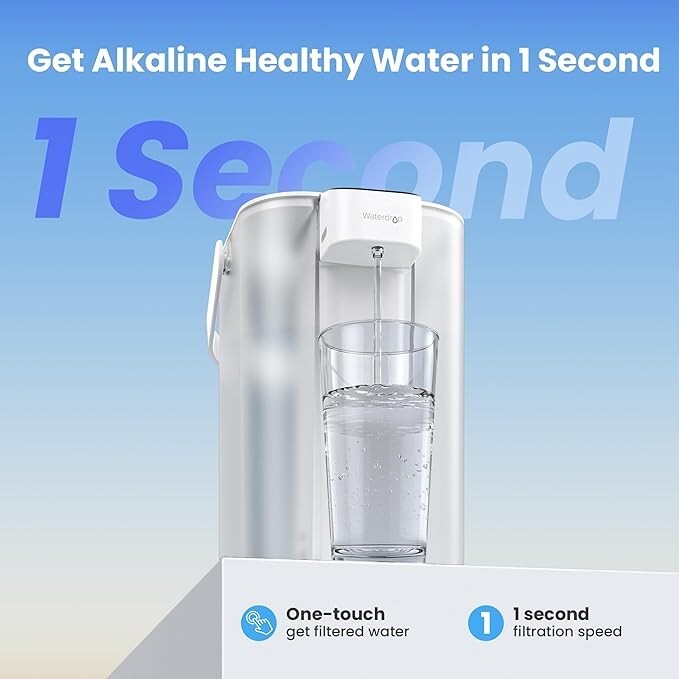 Waterdrop Alkaline Electric Water Filter Pitcher, Dispenser, NSF/ANSI 42