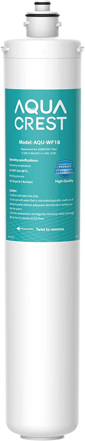 AQUACREST H-300 Under Sink Water Filter, Replacement For Everpure H-300