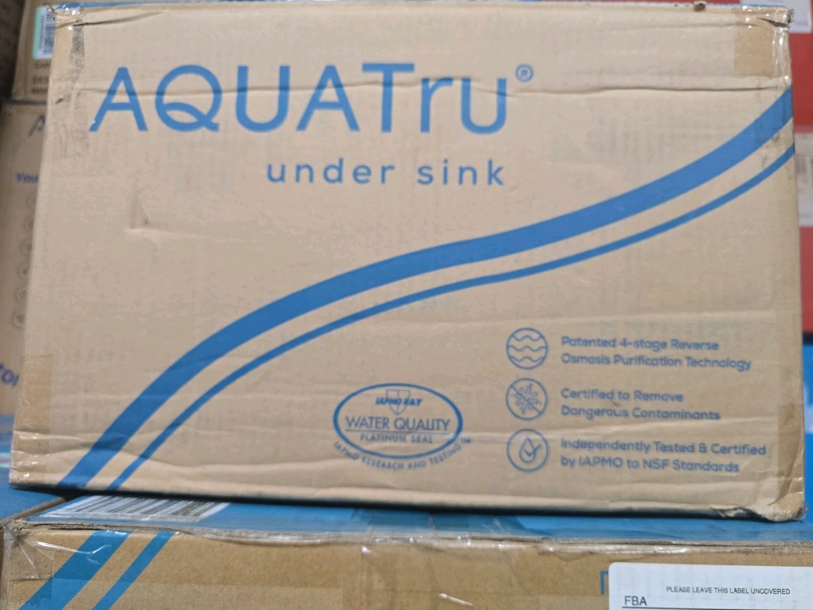 AquaTru Stage Reverse Osmosis Filter System Under Sink Purification NEW COMPLETE