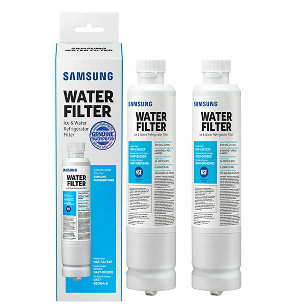 2 PACK Genuine Samsung DA29-00020B HAF-CIN/EXP-REFRIGERATOR Water Filter,USA