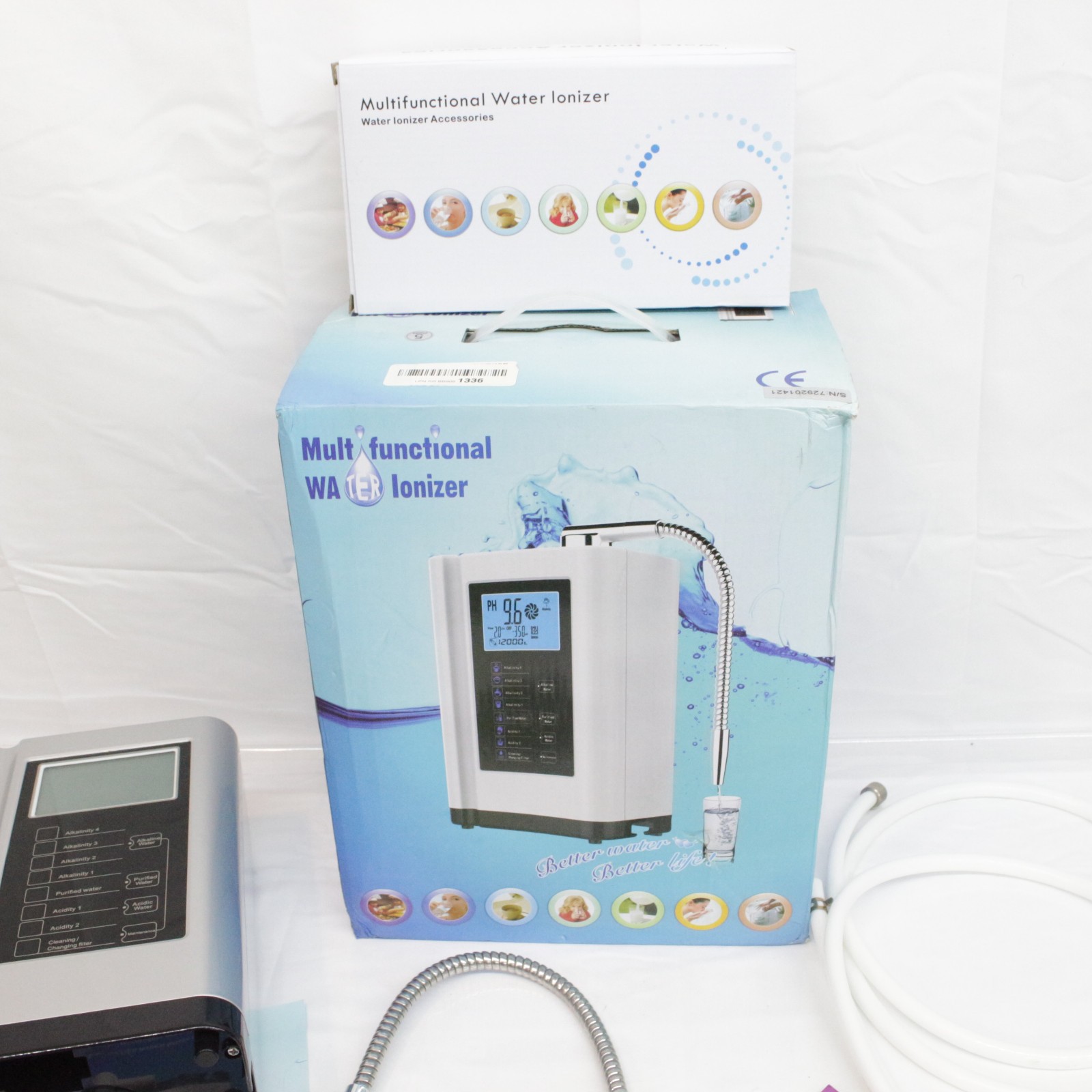 EHM-729 Multifunctional Water Ionizer Water Purifier for Home LCD Screen