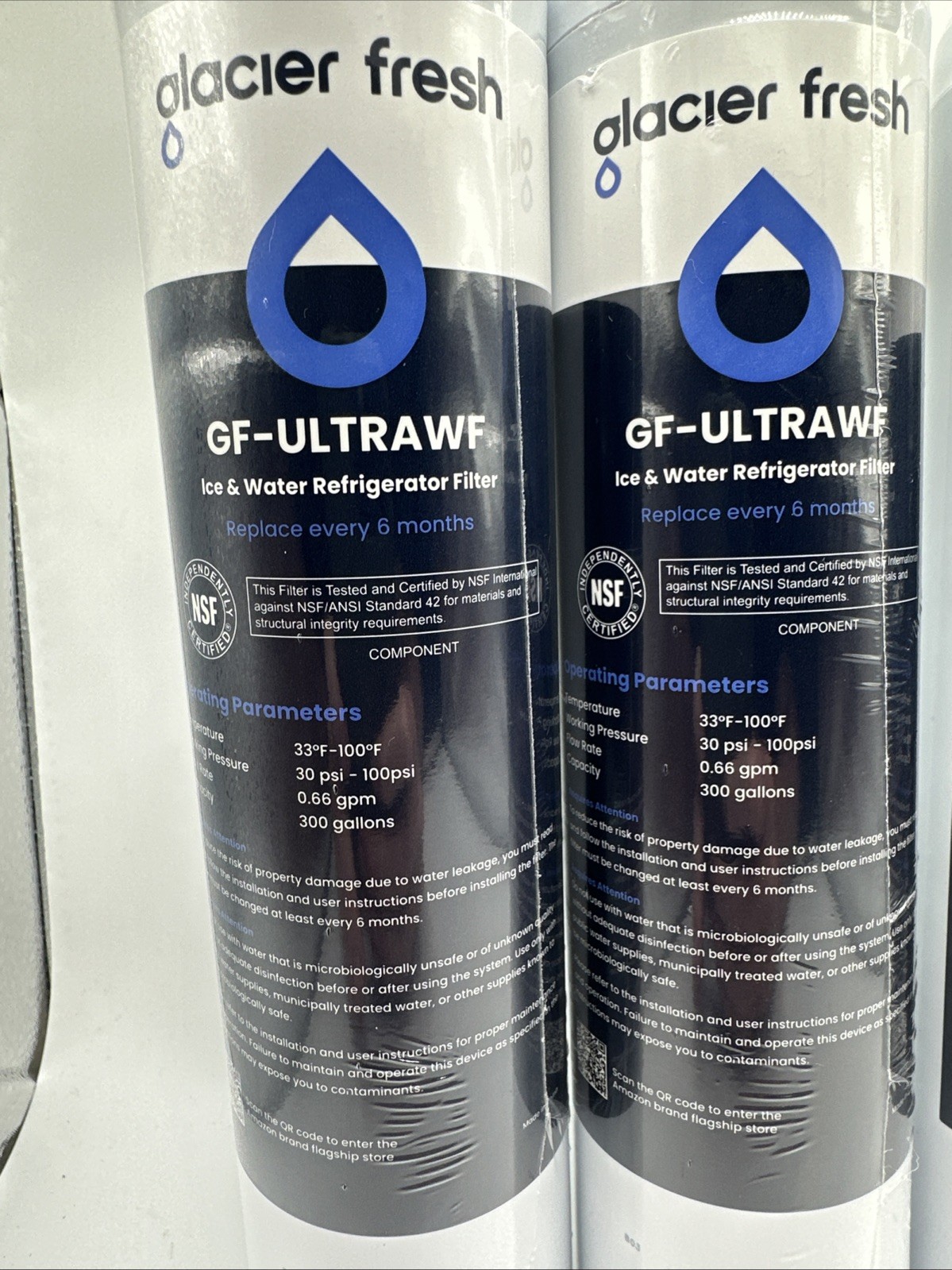 (5) GLACIER FRESH Replacement for Frigidaire ULTRAWF,Pure Source Ultra, Kenmore.